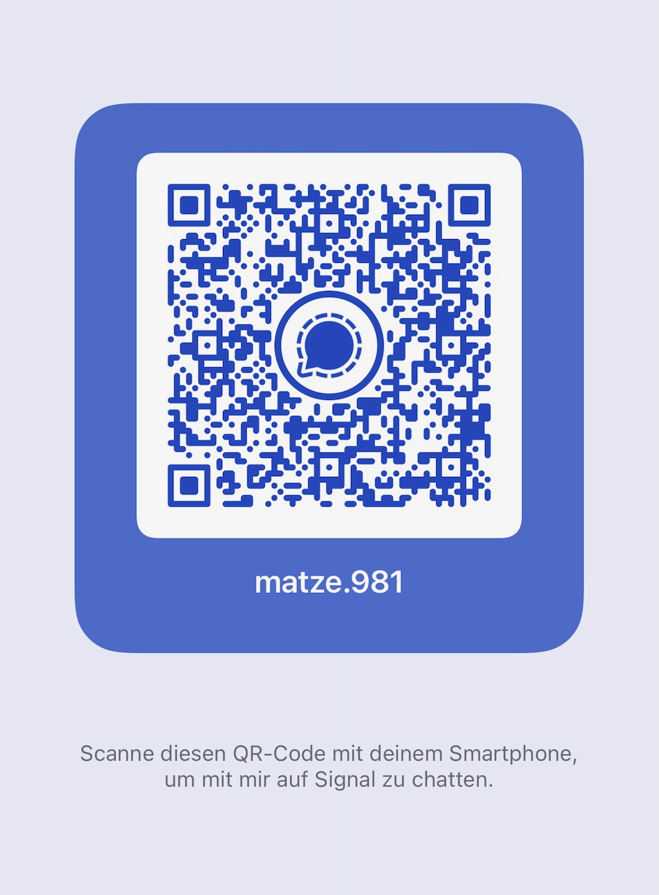QR-Code for Signal App